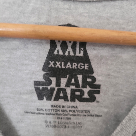 Star Wars Boba Fett Long Sleeve Tee - Gray and Black - Picture 2 of 3